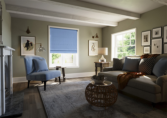 Windermere, Denim - Roman Blind - Image 6